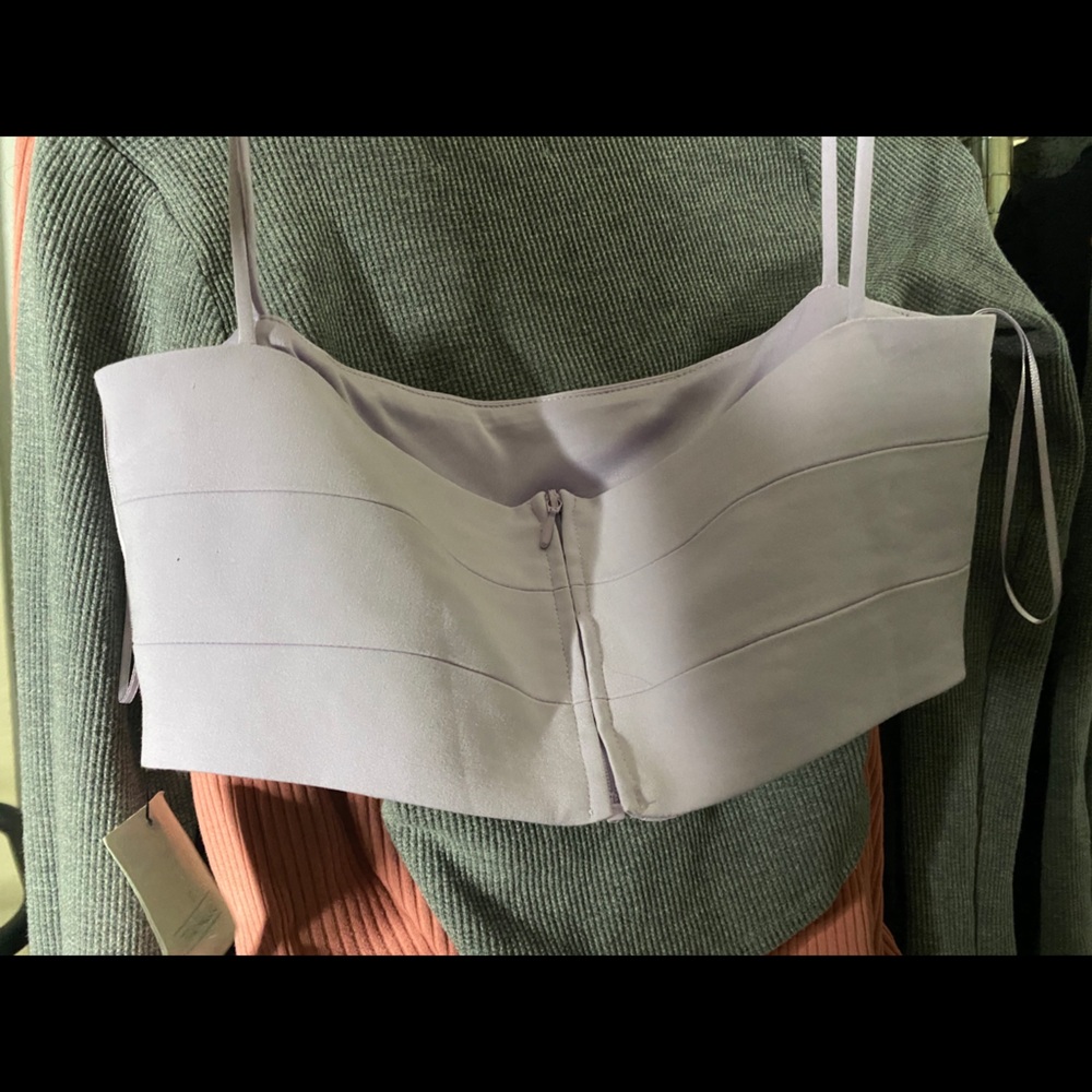 I am selling a bra let/ crop top that is purple